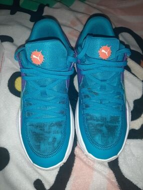 PUMA Adult' Turquoise Athletic Sneakers